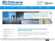 Tablet Screenshot of chiverscommercial.co.uk